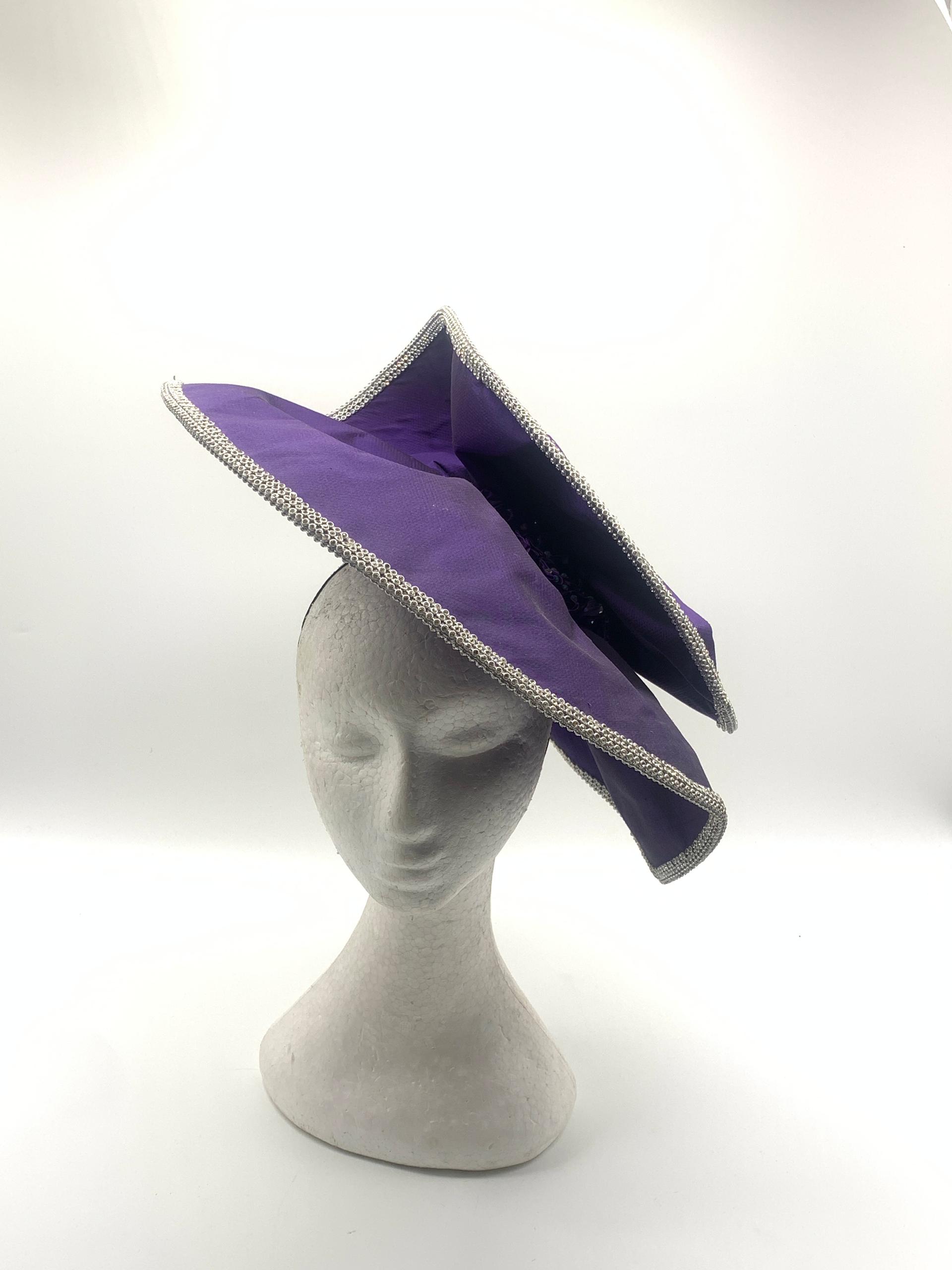 Amethyst Apex Fascinator