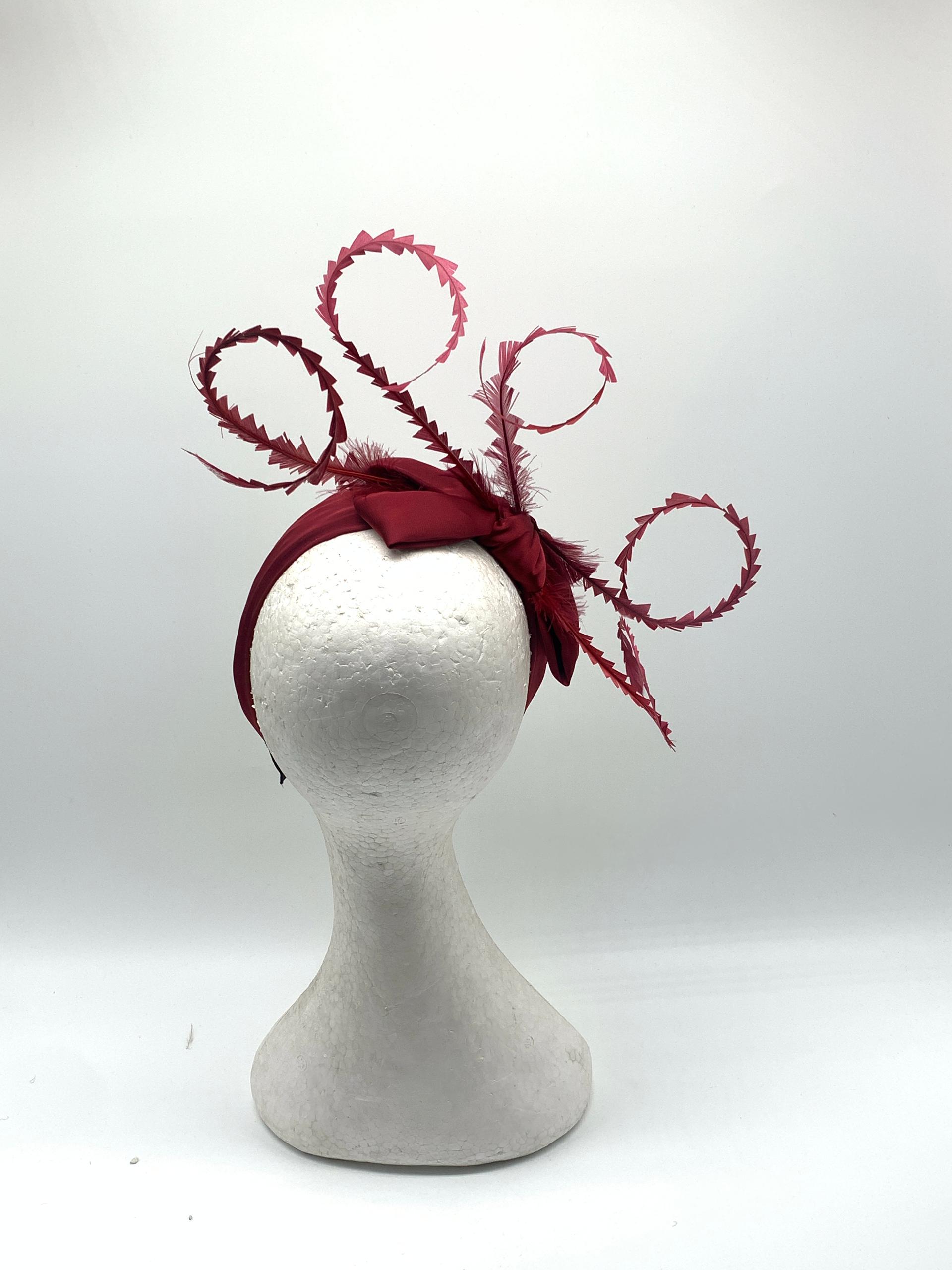 "Spiraling Bloom Fascinator"