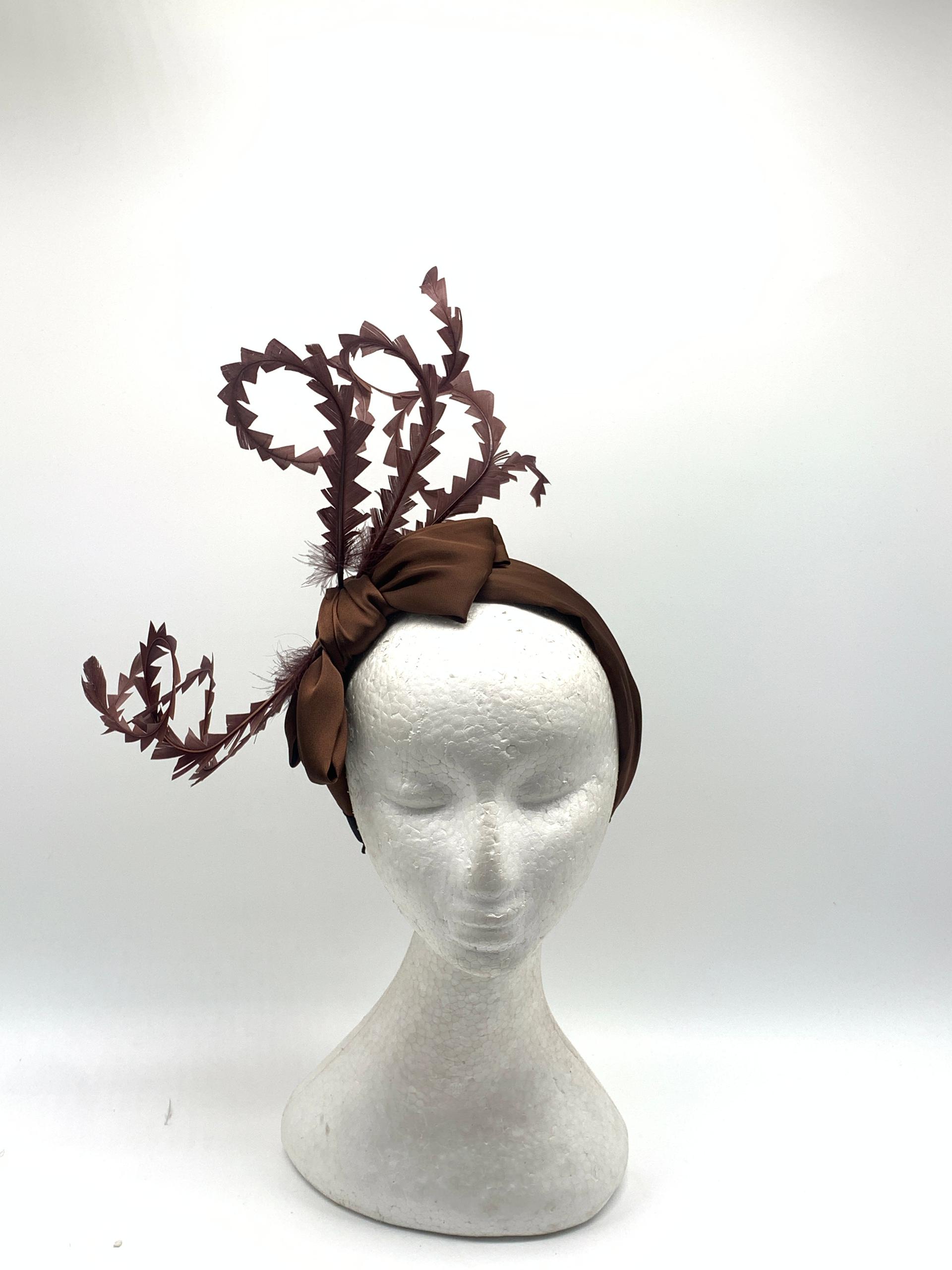 "Spiraling Bloom Fascinator"