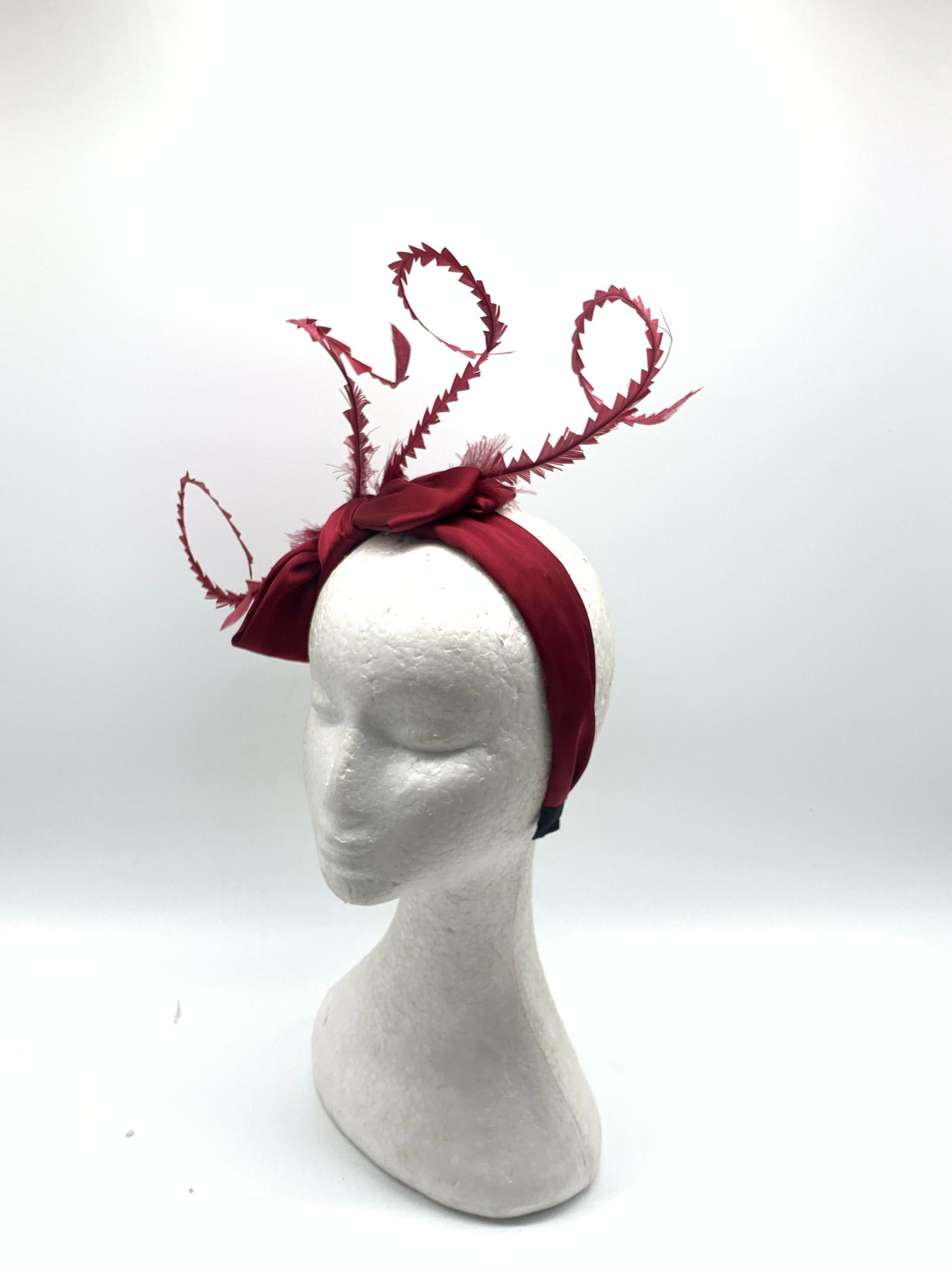 "Spiraling Bloom Fascinator"