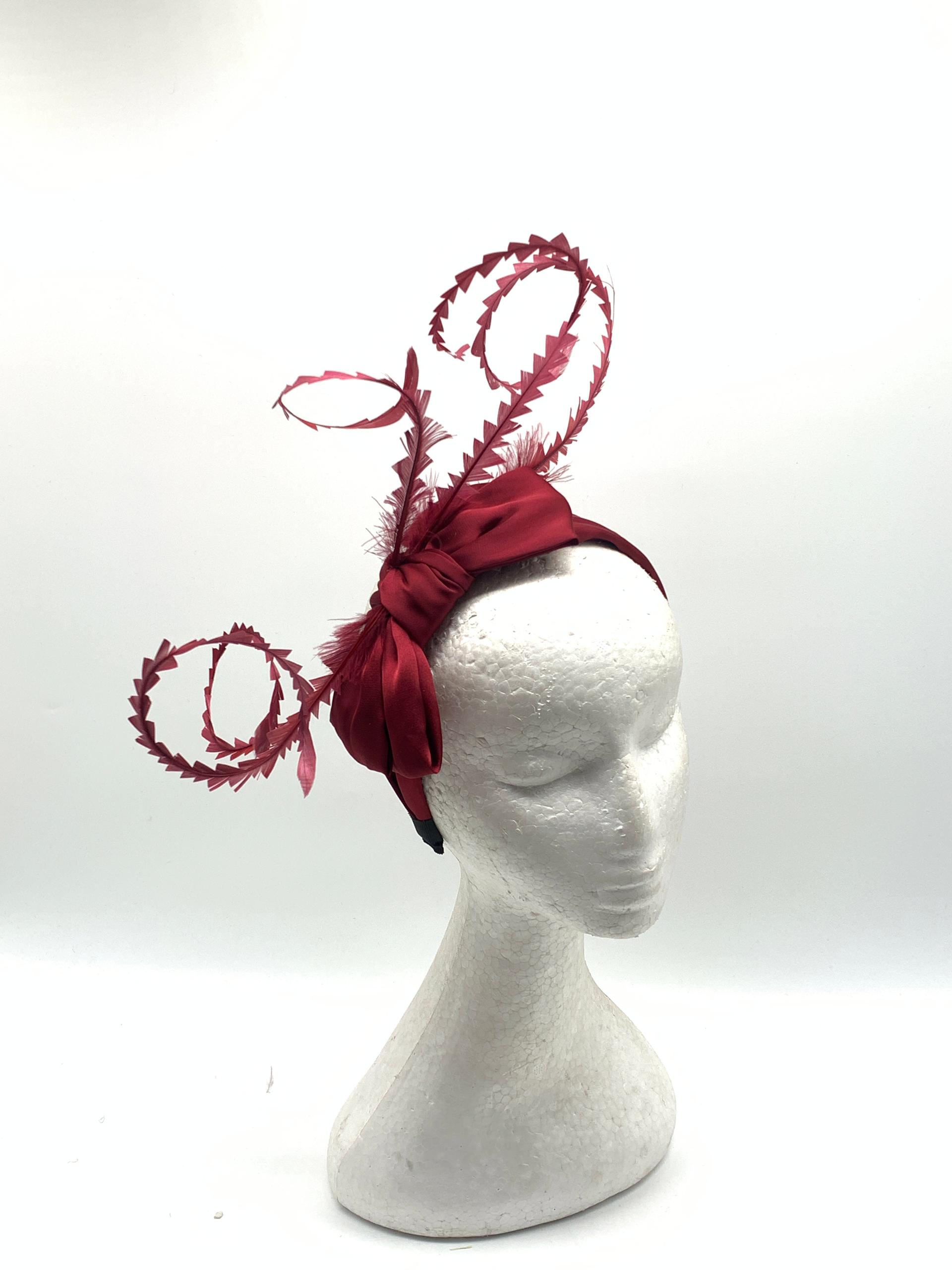 "Spiraling Bloom Fascinator"