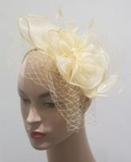 "Organza and Tulle Fascinator"