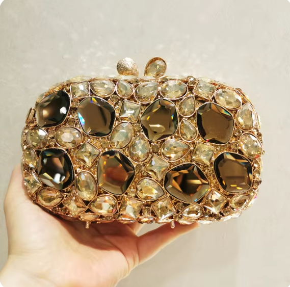 Minaudiere Rhinestone clutch bag