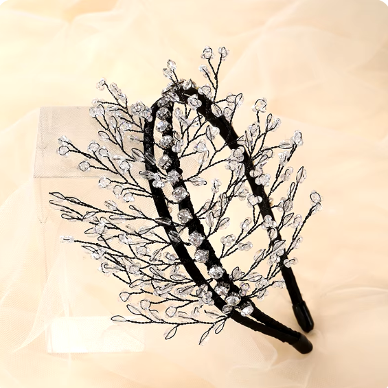 Crystal Dewdrop Vine Headband