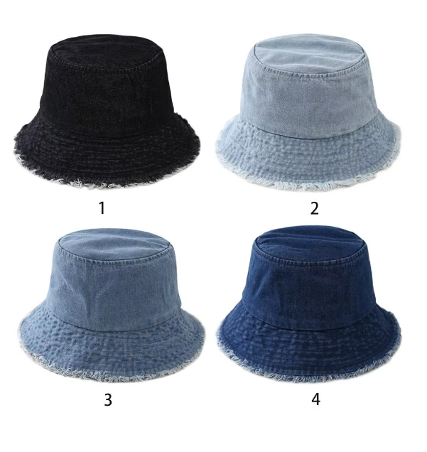 Denim and Casual Bucket Hat