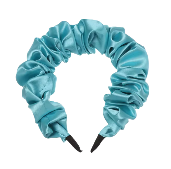 Ruched Satin Headband