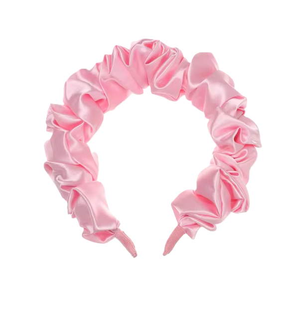 Ruched Satin Headband