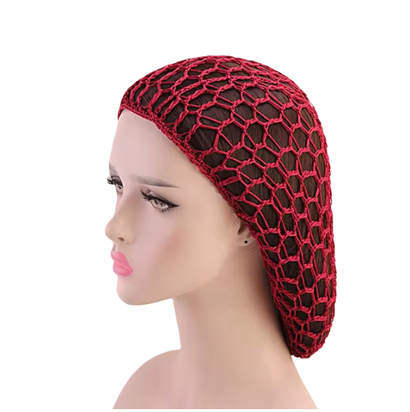 Vibrant Crochet Hair Snood