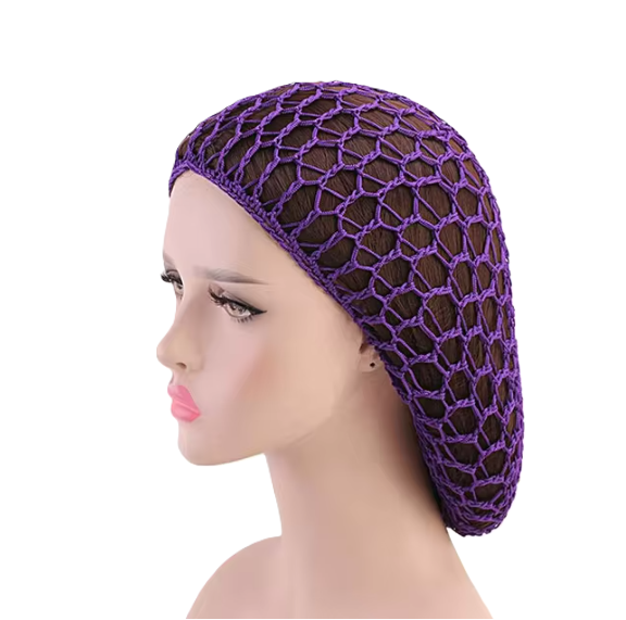 Vibrant Crochet Hair Snood