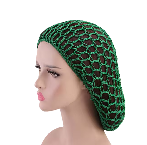 Vibrant Crochet Hair Snood