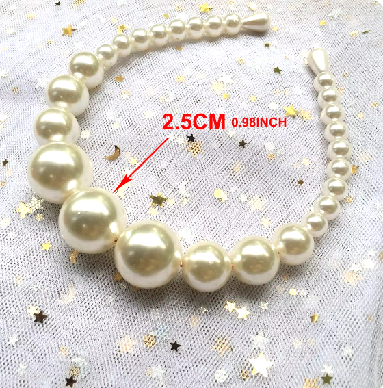 "Pearl Cascade Headband"