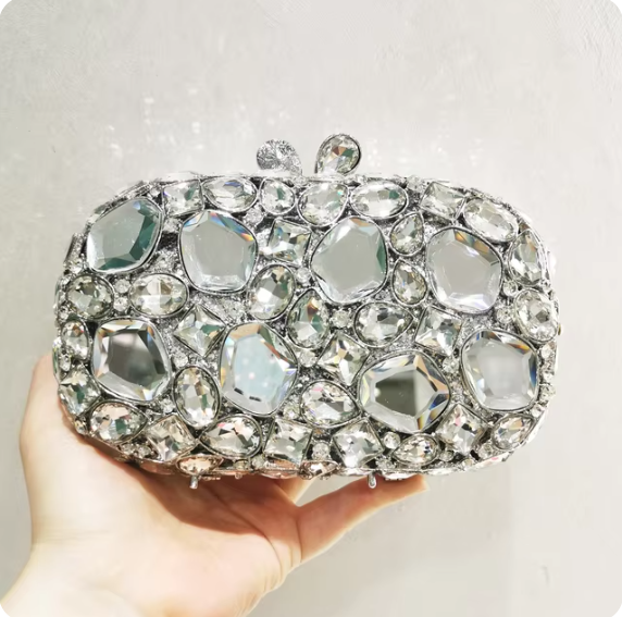 Minaudiere Rhinestone clutch bag