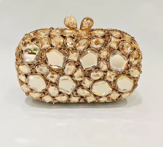 Minaudiere Rhinestone clutch bag