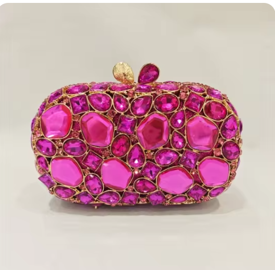 Minaudiere Rhinestone clutch bag