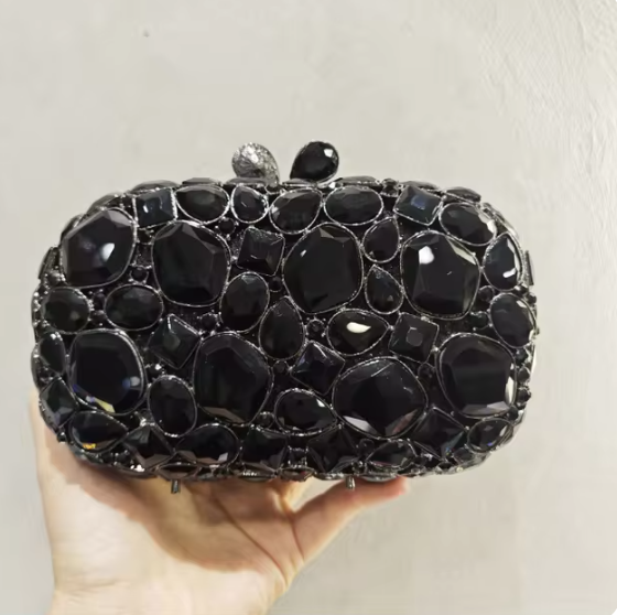 Minaudiere Rhinestone clutch bag