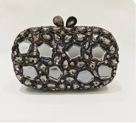 Minaudiere Rhinestone clutch bag