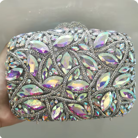 Luxurious large Rhinestone crystal bag