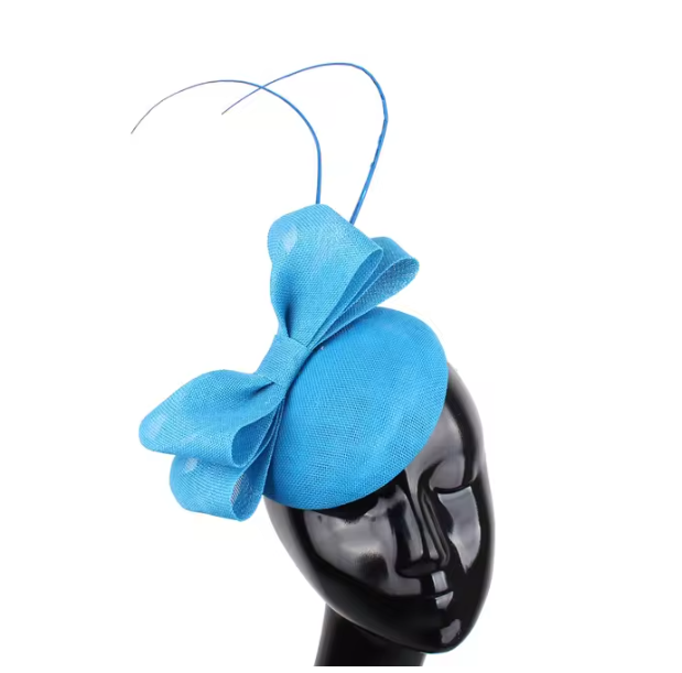 "Crimson Elegance Fascinator"