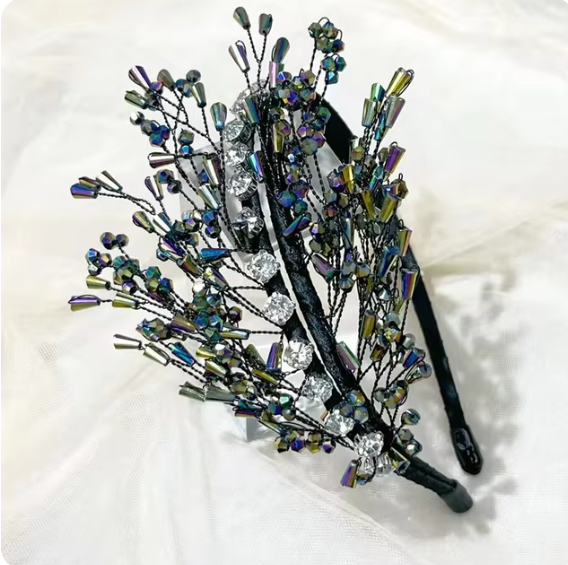 Crystal Dewdrop Vine Headband