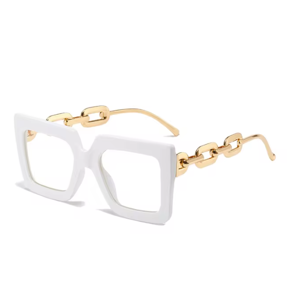 Glamour in Frames: Statement Square Sunglasses