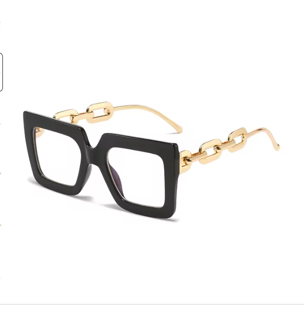 Glamour in Frames: Statement Square Sunglasses