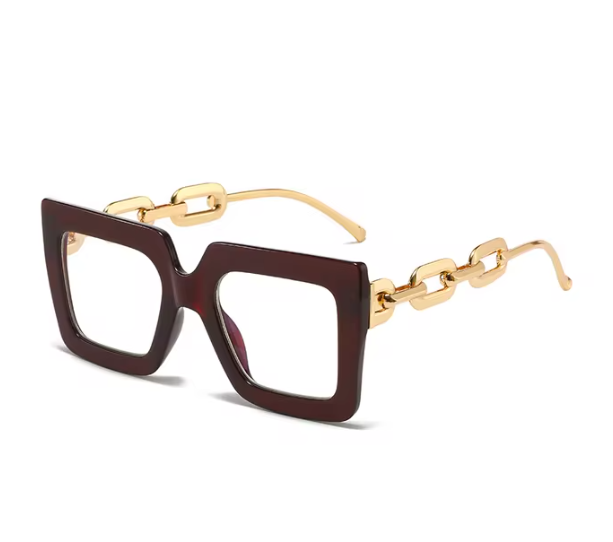 Glamour in Frames: Statement Square Sunglasses