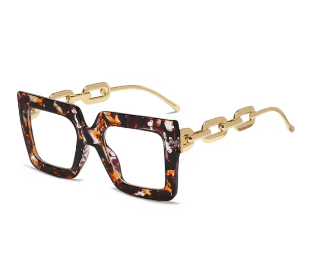 Glamour in Frames: Statement Square Sunglasses