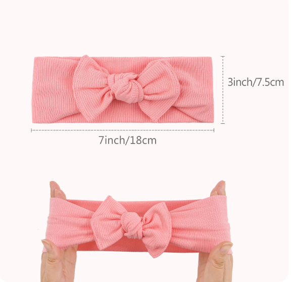 Soft Knotted Baby Headbands 4 colors