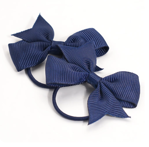 2inches Vibrant Grosgrain Ribbon Bow Hair Clips set of 10 Colors