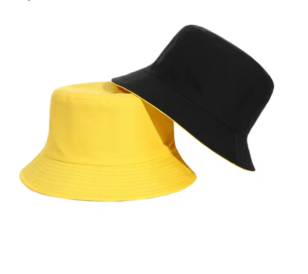 Reversible Double-Sided Bucket Hats