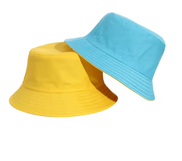 Reversible Double-Sided Bucket Hats