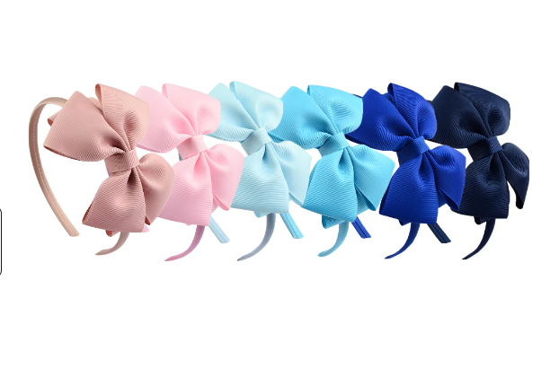 4inches Charming Textured Bow Headband