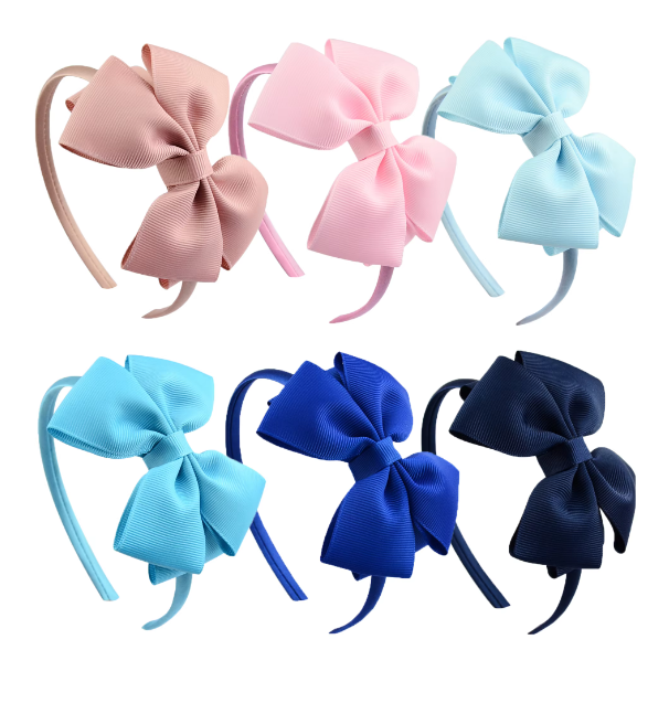 4inches Charming Textured Bow Headband