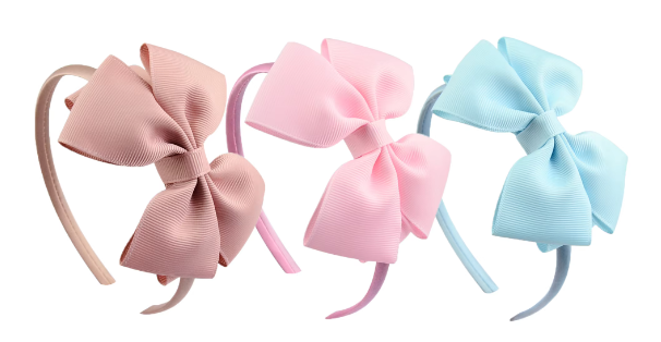 4inches Charming Textured Bow Headband