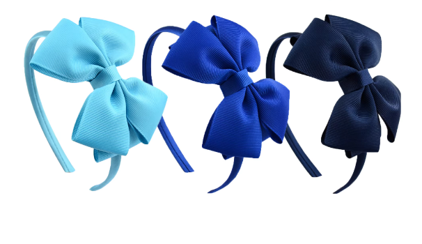 4inches Charming Textured Bow Headband