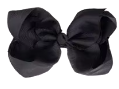 6 inches Vibrant Grosgrain Ribbon Bow Hair Clips set of 4 Colors