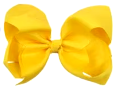 6 inches Vibrant Grosgrain Ribbon Bow Hair Clips set of 4 Colors